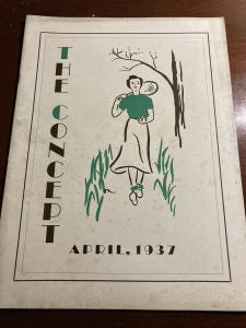The Concept Magazine, April 1937, Converse College
