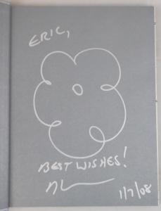 Signed Jeff Koons Flower Drawing Book