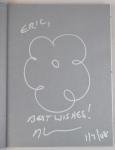 Signed Jeff Koons Flower Drawing Book