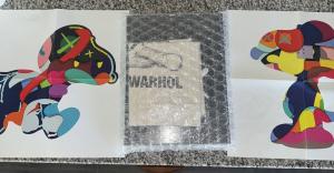 KAWS + Warhol Uniqlo UT Art Book & Bag