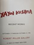 Yayoi Kusama 1996 Rare Exhibition Catalog