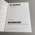Exhibition Catalog: Roy Lichtenstein, James Goodman Gallery 1984 / MSR