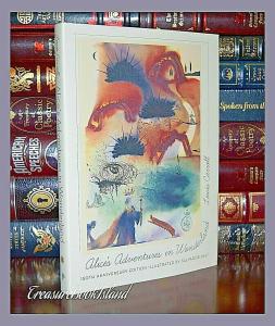New Alice in Wonderland Illustrated Salvador Dali 150th Anniversary Hardcover