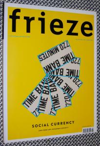 Frieze Art Magazine, JOHN WATERS, THOMAS HIRSCHHORN, DAMIEN HIRST, Luc Sante