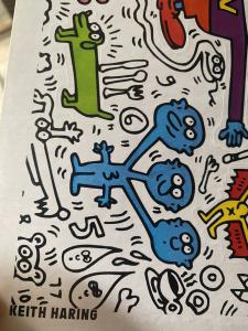 Vintage  keith haring Stickers coloring book With Pages Addition Artist