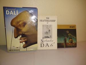 Salvador Dali Book Lot of 3 The Draftsmanship Of Salvador Dali And others 