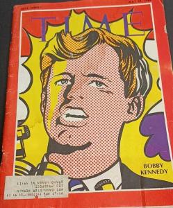 Roy Lichtenstein Time Magazine Bobby Kennedy 1968 Gun In America Pop Art
