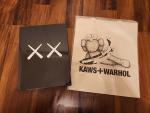 KAWS + WARHOL x UNIQLO UT Collcetion Art Book & Shoulder Bag 2024 - NEW