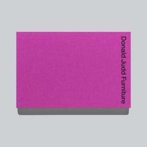Donald Judd Furniture Book *NEW*