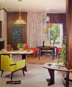 Vintage Midcentury Modern interior decorating designers Eames Wormley Calder etc