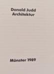 Donald Judd: Architektur (German Edition)