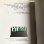 Officina Alessi Catalog 1997 Kitchenware Crockery Cutlery Promo Book Vintage 90s