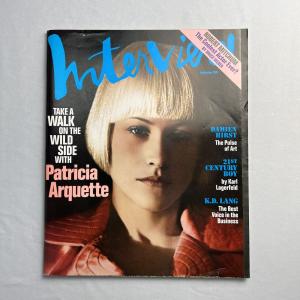 Vintage Interview Magazine September 1997 Patricia Arquette Damien Hirst