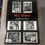 M.C. Escher by Benedikt Taschen Verlag (2 Posters) RARE Posterbook