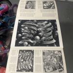 M.C. Escher by Benedikt Taschen Verlag (2 Posters) RARE Posterbook