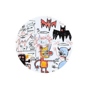 Basquiat Batman Limoges Porcelain Plate - 1983