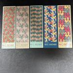M.C. Escher 1989 Vintage Art Bookmarks Set