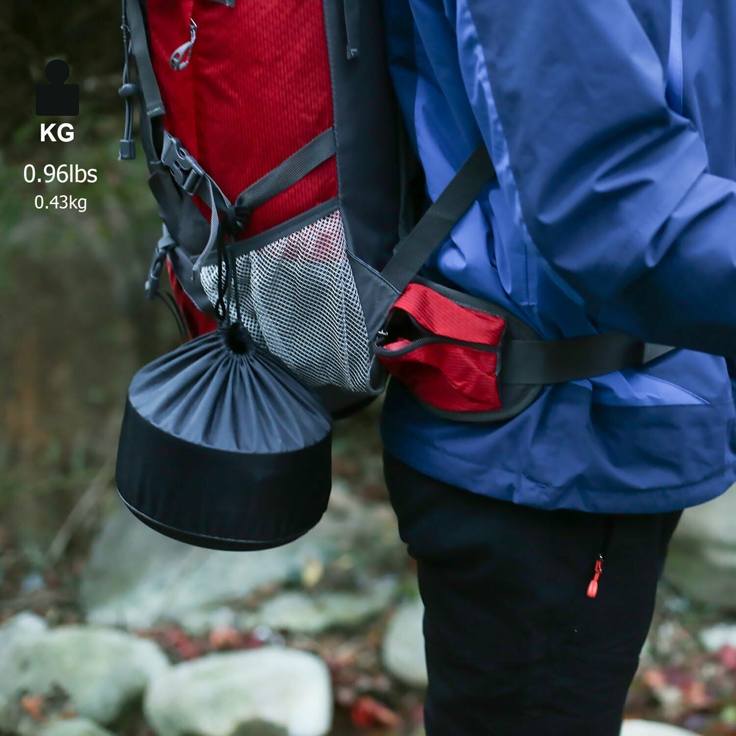 Backpacking Camping Cookware Mess Kit – Cooking Set