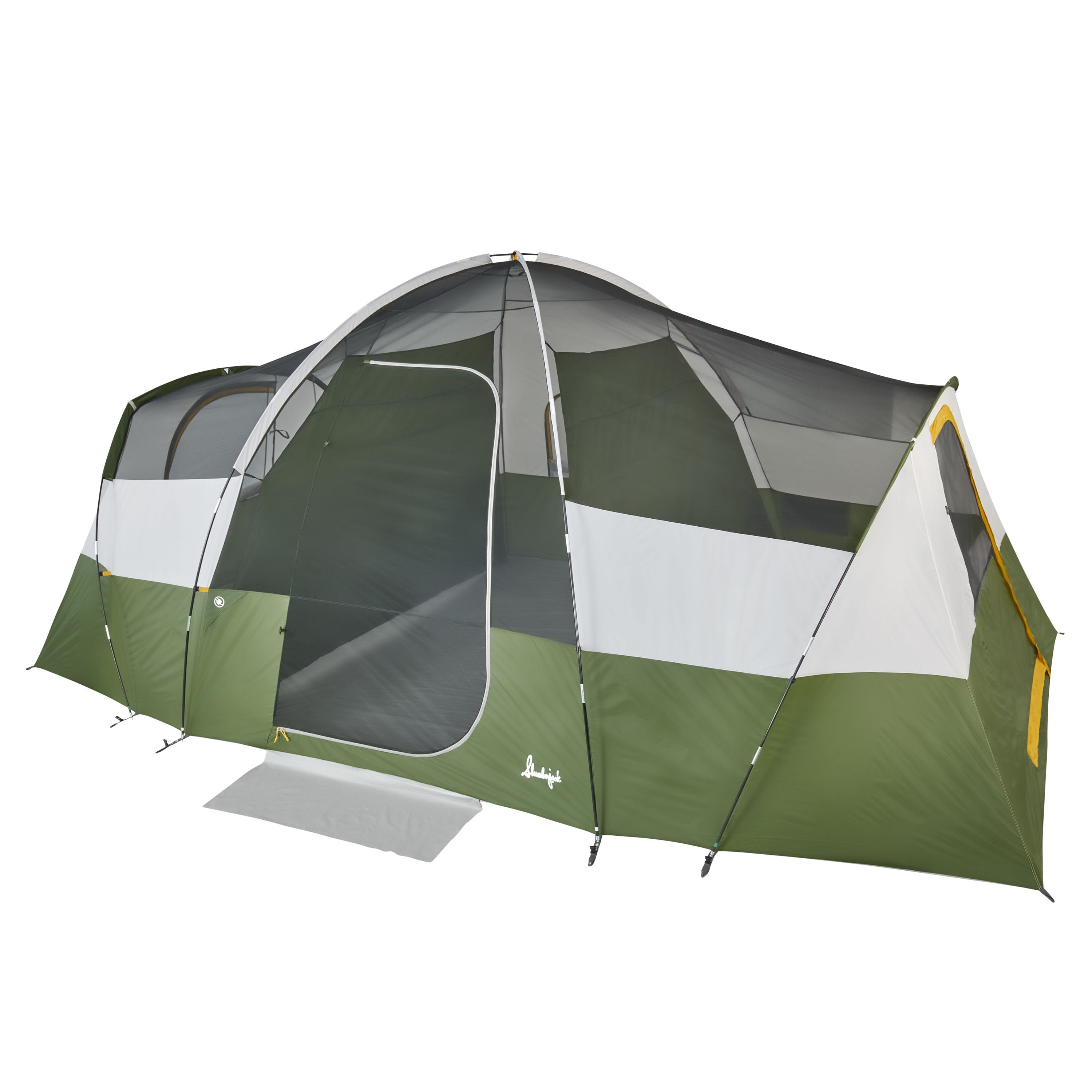 Slumberjack Riverbend 10-Person Hybrid Dome Tent, Full Fly