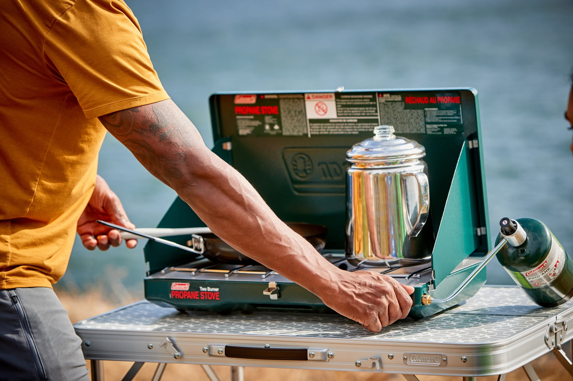 Coleman 10,000 BTU 2-Burner Propane Camping Stove