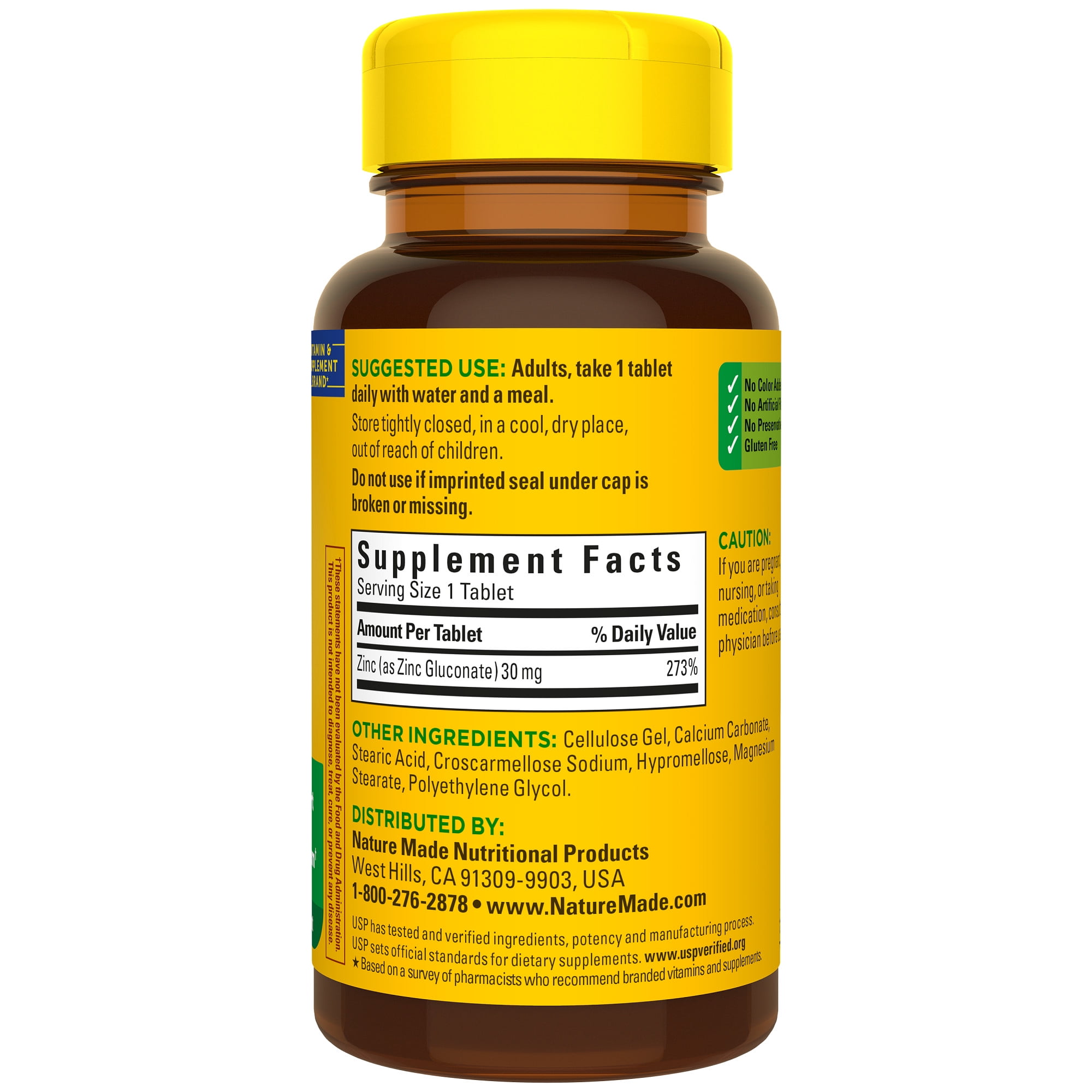 Nature Made Zinc 30 mg, Immune Health