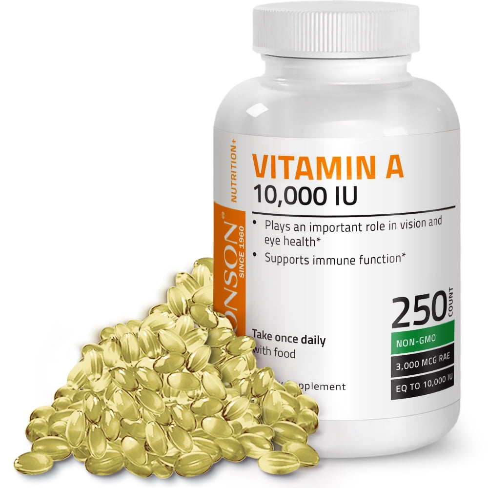 Premium Vitamin A 10,000 IU Softgels for Health