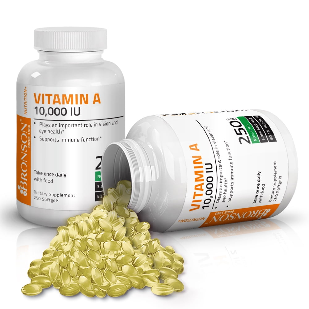 Premium Vitamin A 10,000 IU Softgels for Health