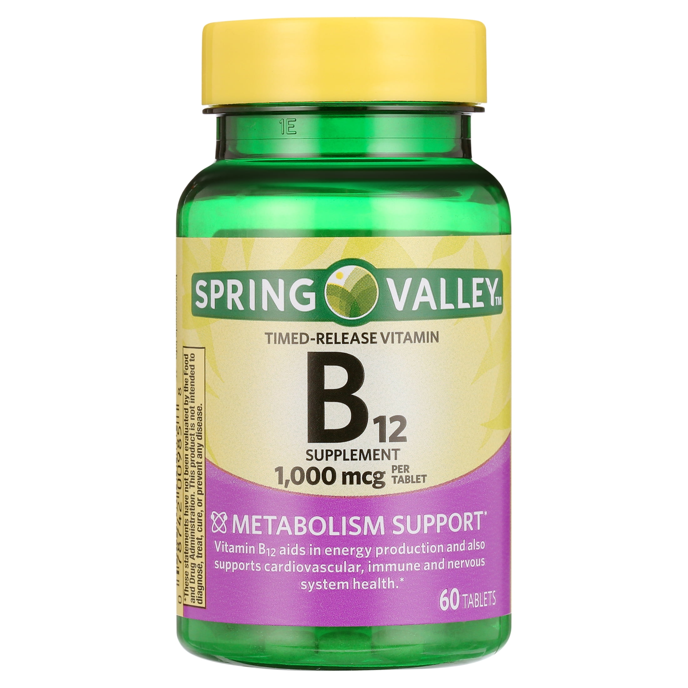 Timed-Release B12 Supplement - 60 Tablets