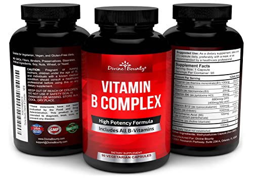 Divine Bounty Super B Complex - 90 Capsules