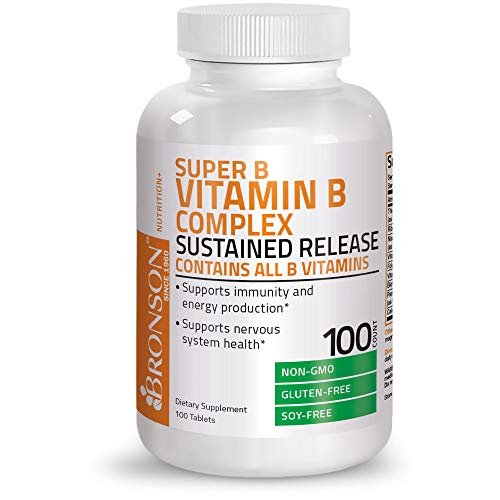 Bronson Super B Vitamin Complex - 100 Tablets