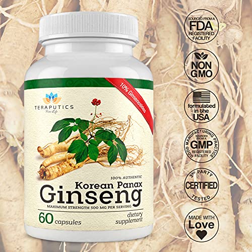Korean Ginseng Capsules for Energy & Focus