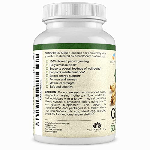 Korean Ginseng Capsules for Energy & Focus