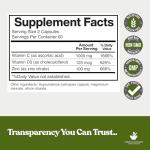 Immune Support Supplements - 120 Vegan Capsules