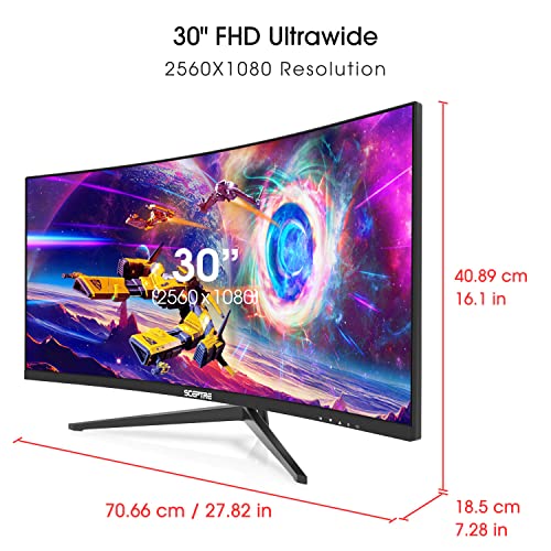 Sceptre 30" 200Hz Curved Gaming Monitor