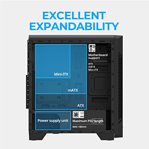 Zalman S3 Mid-Tower PC Case with Acrylic Panel