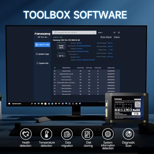 1TB Fanxiang S101 SATA III SSD Drive