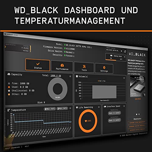 WD_BLACK 1TB SN770 NVMe Gaming SSD