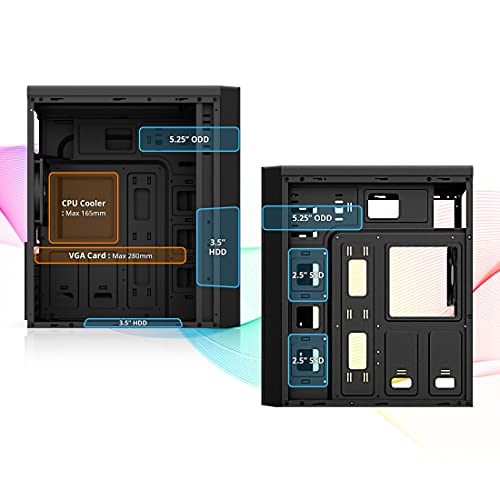 Zalman T6 ATX Mid Tower Gaming PC Case