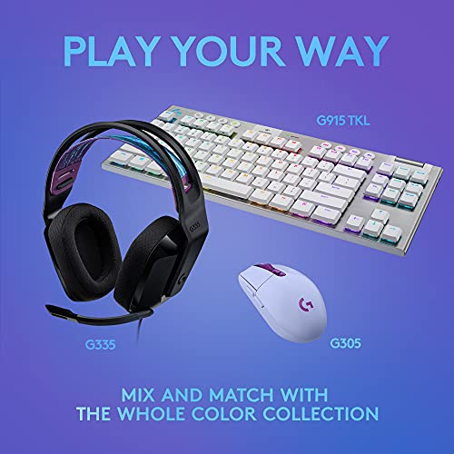 Logitech G335 Lightweight Wired Gaming Headset - Black