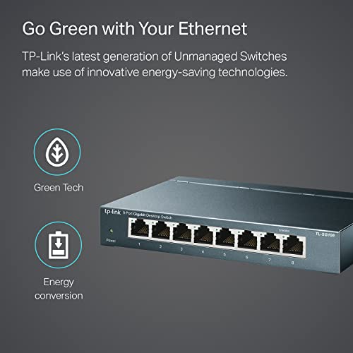 TP-Link TL-SG108 8-Port Gigabit Ethernet Switch