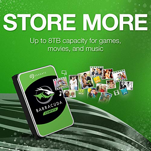 Seagate BarraCuda 1TB Internal HDD for Desktop PC