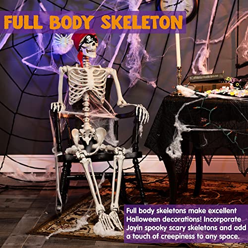 Realistic Poseable Life Size Skeleton Decoration for Halloween