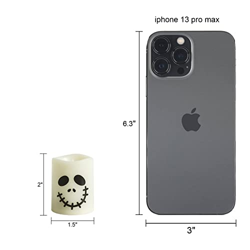 Color-changing Halloween votive candles with remote (6pk)