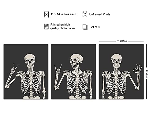 Halloween Skeleton Wall Art & Decor