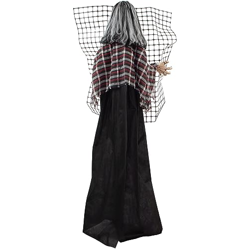 5-Ft Animated Electrified Zombie Halloween Decoration