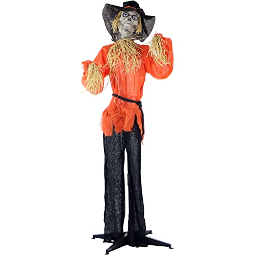 Animated Skeleton Scarecrow for Indoor/Outdoor Halloween Decor