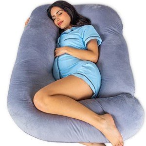 Pharmedoc U-Shape Pregnancy Body Pillow - Jumbo Grey