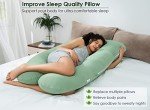 Queen Rose U-Shaped Cooling Maternity Pillow