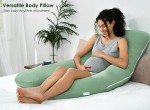 Queen Rose U-Shaped Cooling Maternity Pillow