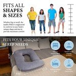 Pharmedoc U-Shape Pregnancy Body Pillow - Jumbo Grey